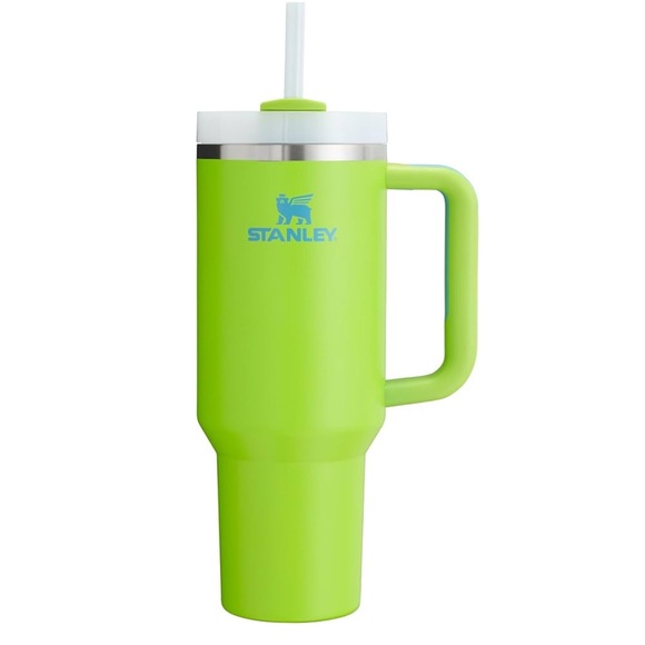 Stanley Lime Green Tumbler with Straw - Picture 1 of 2